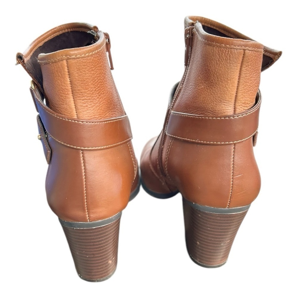BAR III Women’s Leather Boots Booties Chestnut Tan Brown Size 7 EC - Picture 8 of 10